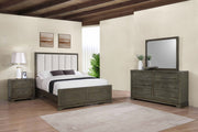 Conjunto de dormitorio Gran Park color cacao oscuro