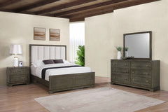 Conjunto de dormitorio Gran Park color cacao oscuro