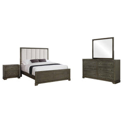 Conjunto de dormitorio Gran Park color cacao oscuro