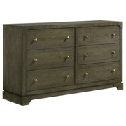 Conjunto de dormitorio Gran Park color cacao oscuro