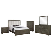 Conjunto de dormitorio Gran Park color cacao oscuro