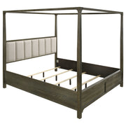 Conjunto de dormitorio Gran Park color cacao oscuro