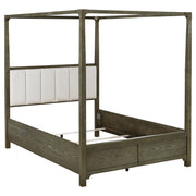 Conjunto de dormitorio Gran Park color cacao oscuro