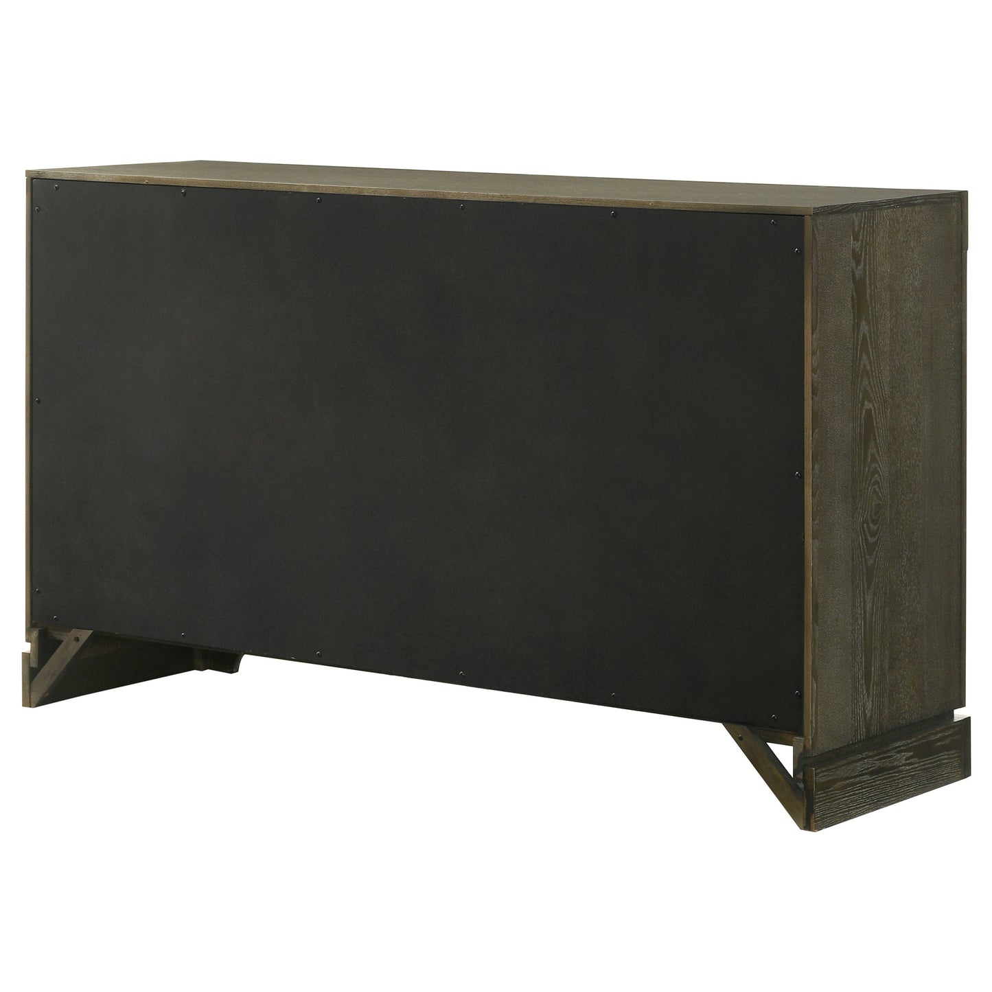 Gran Park 6-drawer Dresser and Mirror Dark Cocoa