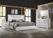 Ives  Bedroom Set Grey High Gloss