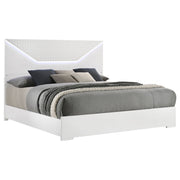 Cabecero de cama con paneles LED Hyland color natural