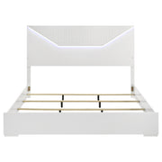 Cabecero de cama con paneles LED Hyland color natural