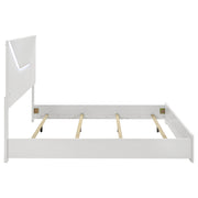 Cabecero de cama con paneles LED Hyland color natural