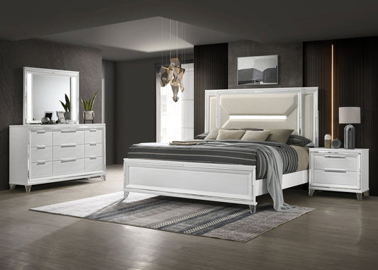 Marmore  Bedroom Set White
