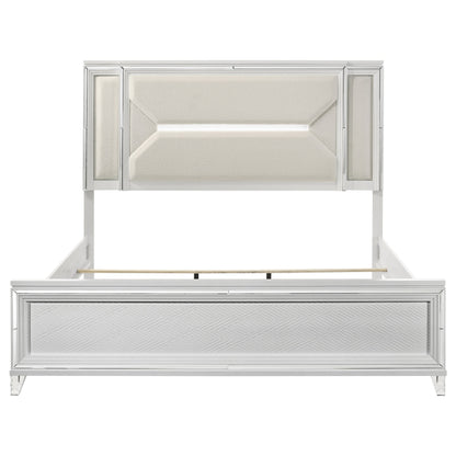 Cabecero de cama LED Marmore de 64 pulgadas, color blanco