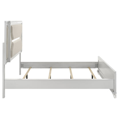 Cabecero de cama LED Marmore de 64 pulgadas, color blanco