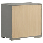 Conjunto de dormitorio Ives gris de alto brillo