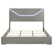 Cabecero de cama con paneles LED Hyland color natural