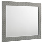 Conjunto de dormitorio Ives gris de alto brillo