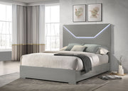 Cabecero de cama con paneles LED Hyland color natural