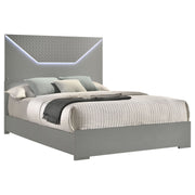 Cabecero de cama con paneles LED Hyland color natural