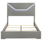 Cabecero de cama con paneles LED Hyland color natural