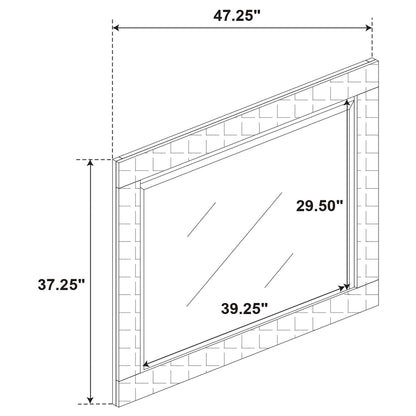 Ives Dresser Mirror High Gloss
