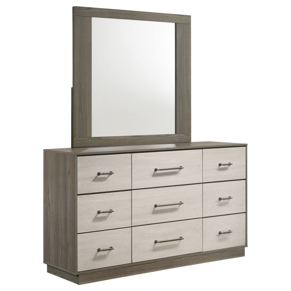Fenwick 9-drawer Dresser Grey Oak