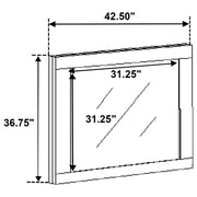 Fenwick Dresser Mirror Grey Oak