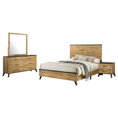 Juego de dormitorio Kaywood de pino natural
