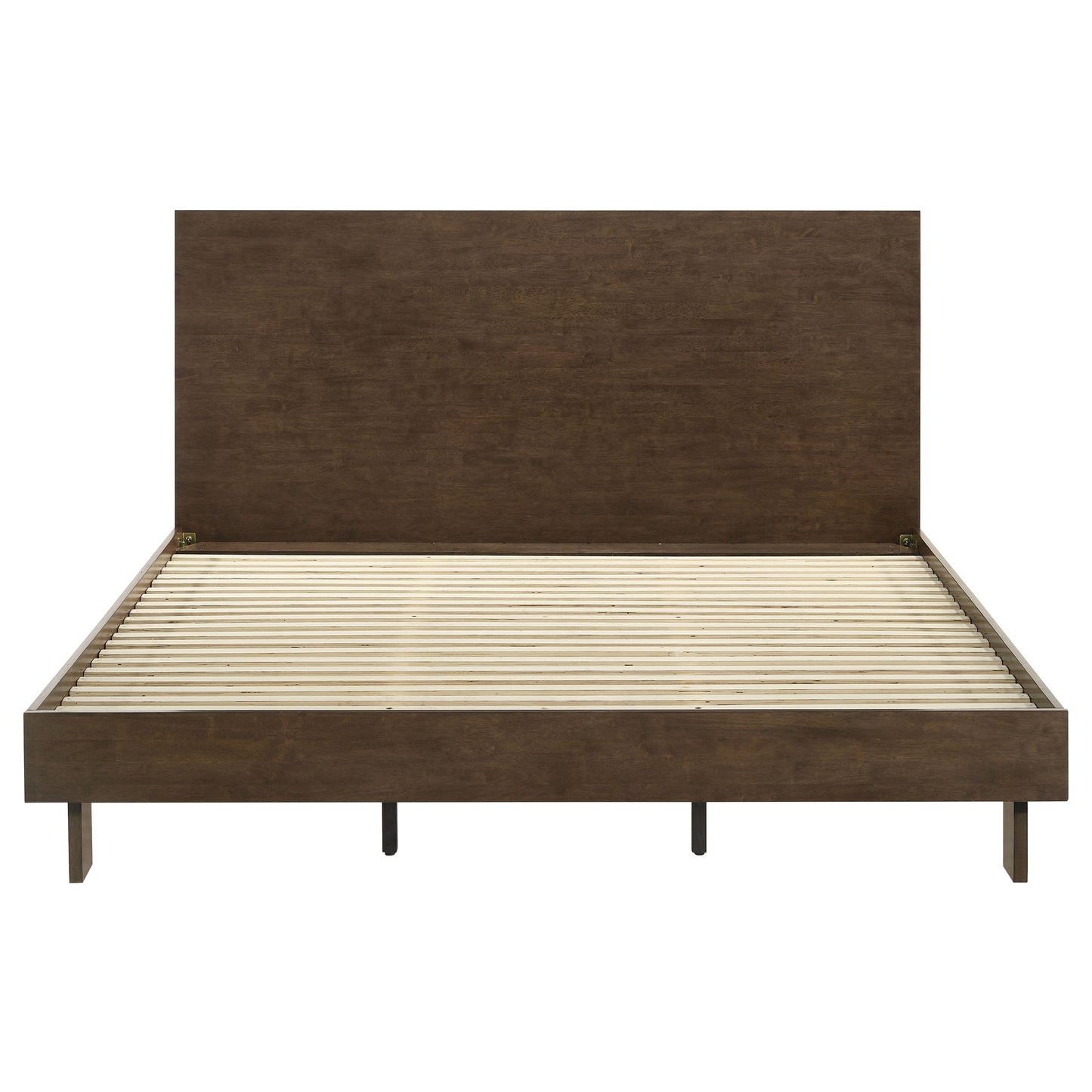 Glenwood 48-inch  Platform Panel Bed Warm Brown