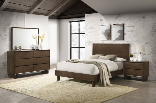 Glenwood  Bedroom Set Warm Brown