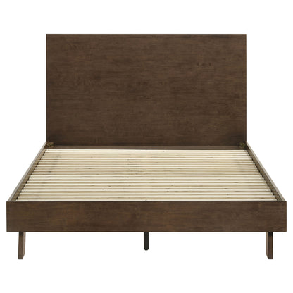Glenwood 48-inch  Platform Panel Bed Warm Brown