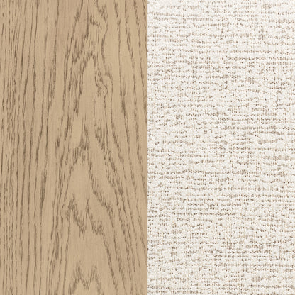 Kailani 49-inch  Wingback Bed Beige Oak