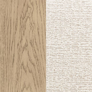 Cama Kailani de 49 pulgadas con respaldo alto, roble beige