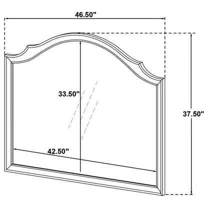 Revello Dresser Mirror Washed Mango