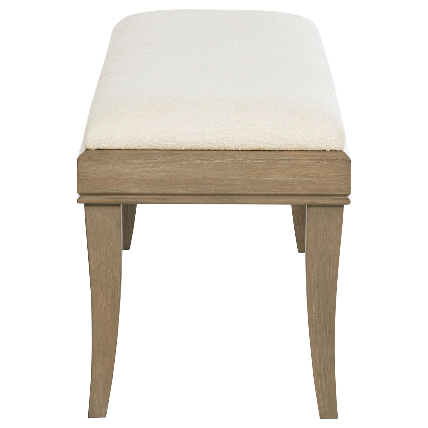 Banco auxiliar de cama tapizado Revello en mango lavado