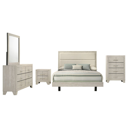 Trenton  Bedroom Set Rustic Cream