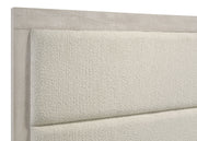 Cama Trenton de 54 pulgadas con paneles de madera color crema rústico