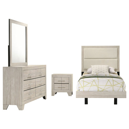 Trenton  Bedroom Set Rustic Cream