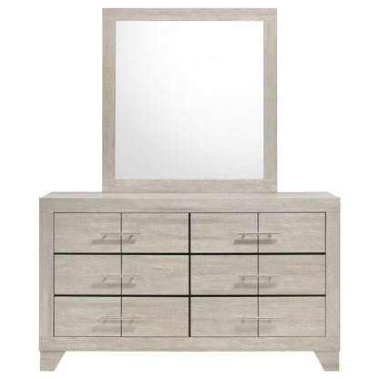 Trenton 6-drawer Bedroom Dresser Rustic Cream