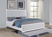 Gracemont 57-inch  Panel Bed Grey and White