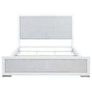 Gracemont 57-inch  Panel Bed Grey and White