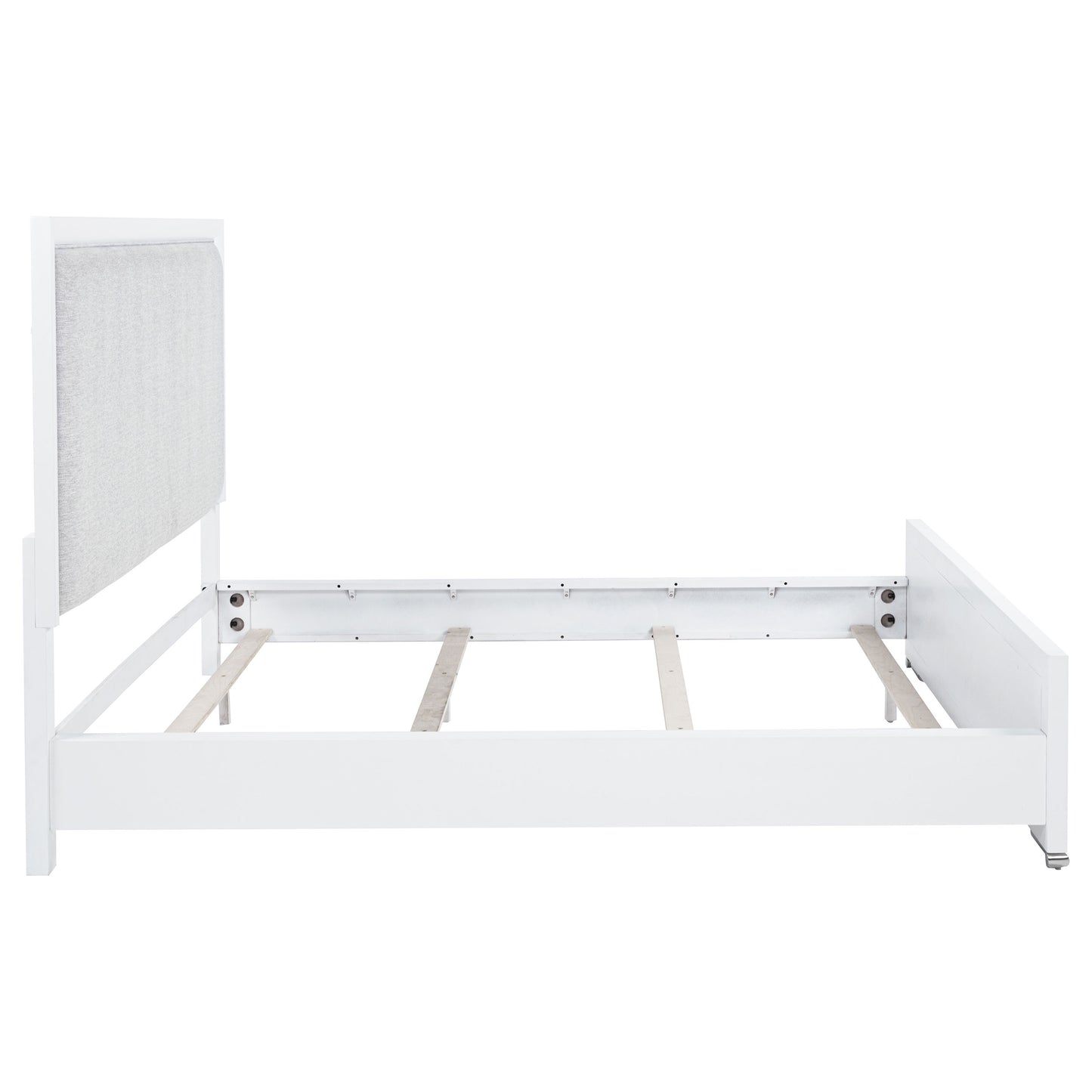 Gracemont 57-inch  Panel Bed Grey and White