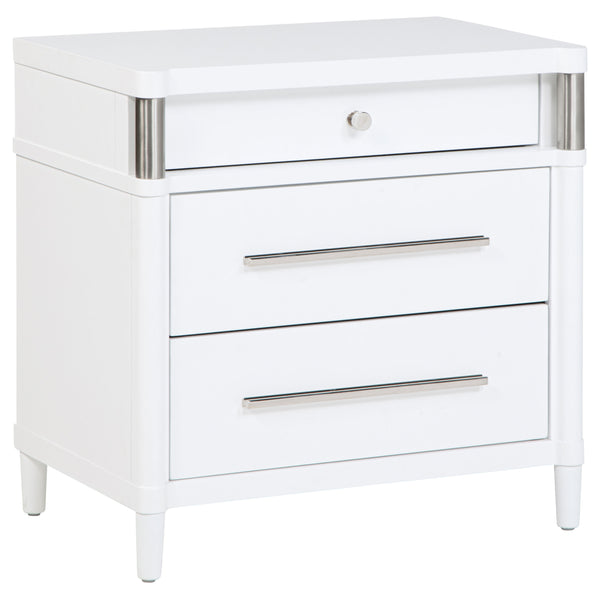 Gracemont 3-drawer Bedroom Nightstand Bedside Table White