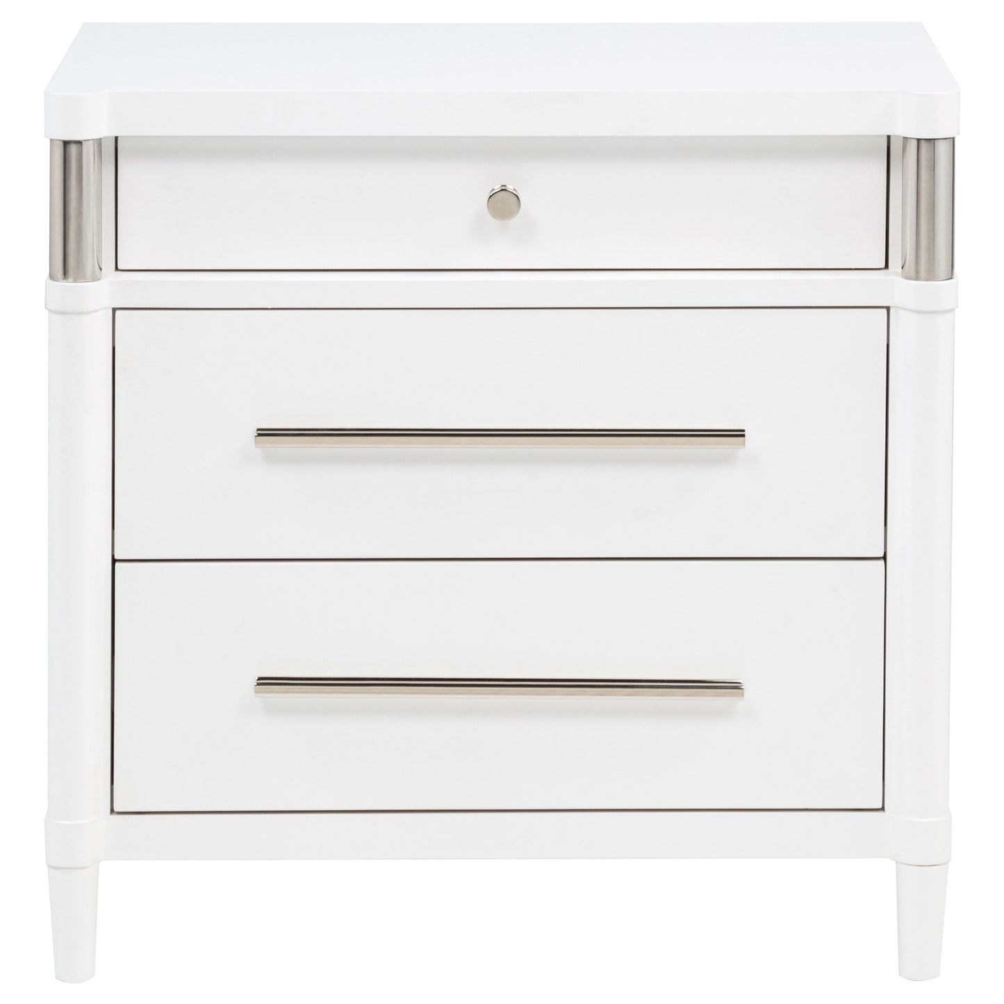 Gracemont 3-drawer Bedroom Nightstand Bedside Table White
