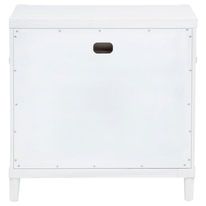 Gracemont 3-drawer Bedroom Nightstand Bedside Table White