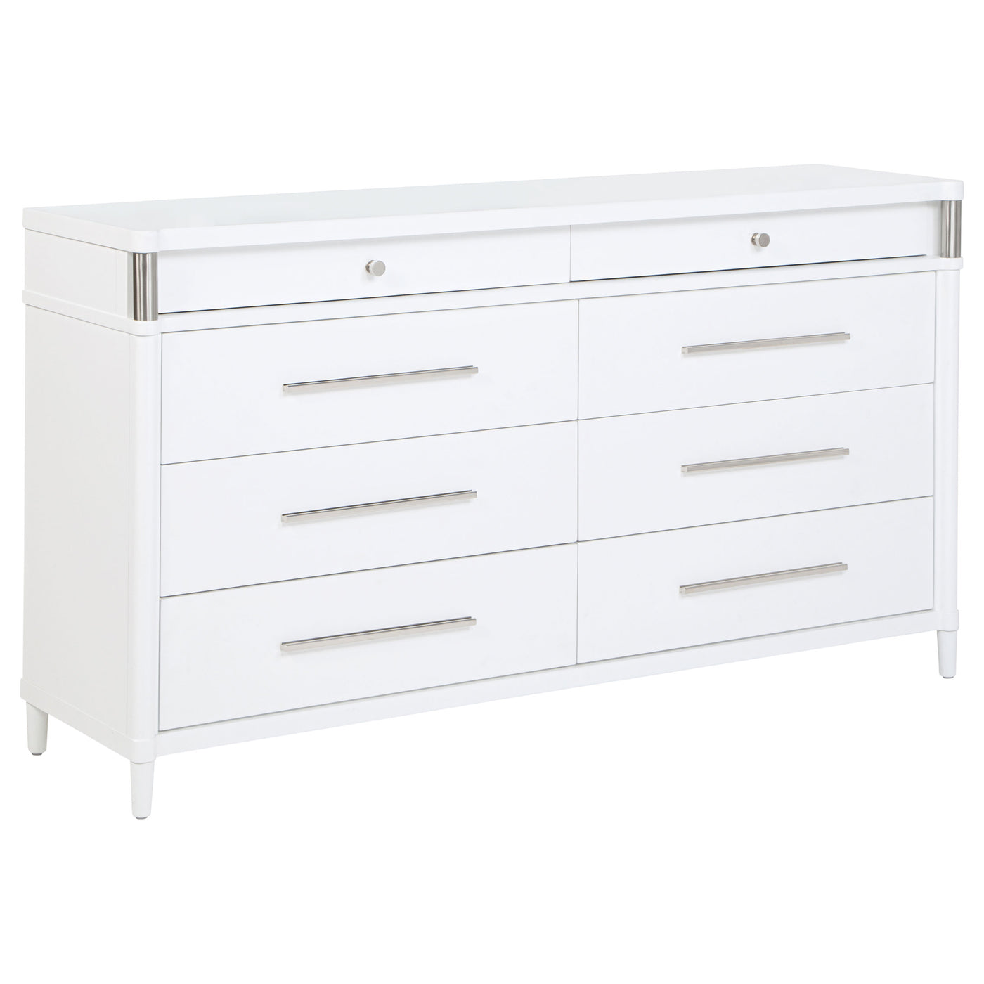 Gracemont 8-drawer Bedroom Dresser Cabinet White