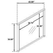 Gracemont Dresser Mirror White