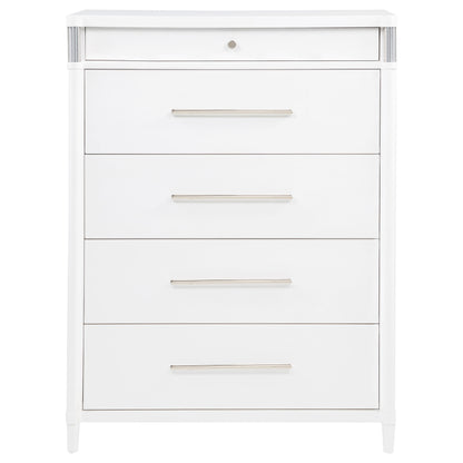 Gracemont 5-drawer Bedroom Chest of Drawers White