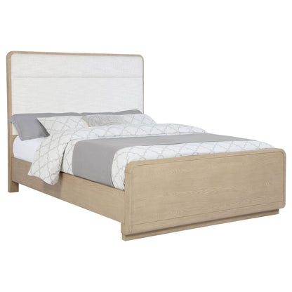 Cama con panel Ladera de 56 pulgadas, olmo claro