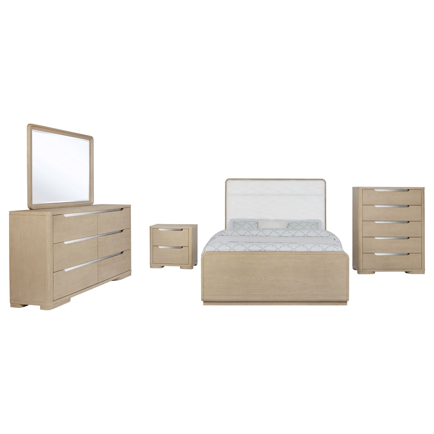 Ladera  Bedroom Set Light Elm