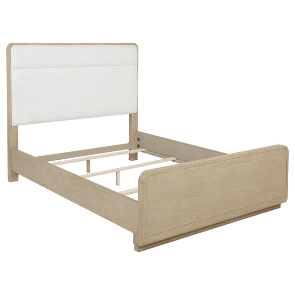 Cama con panel Ladera de 56 pulgadas, olmo claro