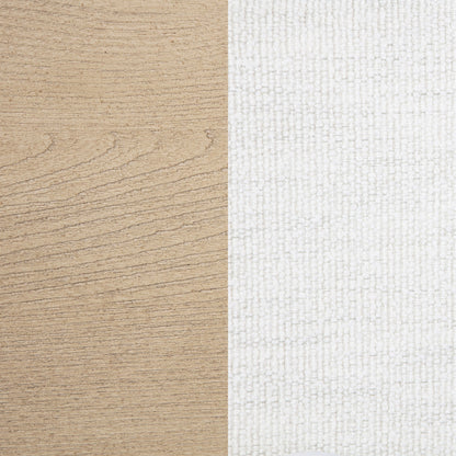 Cama con panel Ladera de 56 pulgadas, olmo claro