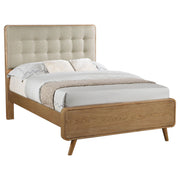 Robyn Wood  Platform Bed Dark Walnut